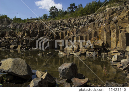 Basalt for building. Basalt career. Basalt pillars Basalt for building. Basalt career. Basalt pillars 55423540