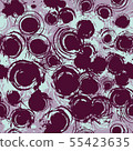 Seamless grunge pattern with circled brush strokes 55423635