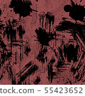 Seamless grunge pattern with brush strokes 55423652