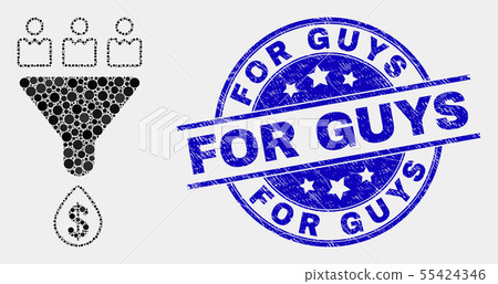 Vector Pixel Customers Sales Funnel Icon and Grunge For Guys Watermark Vector Pixel Customers Sales Funnel Icon and Grunge For Guys Watermark 55424346