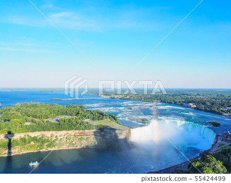 尼亞加拉大瀑布從摩天塔觀景台/尼亞加拉大瀑布 尼亞加拉大瀑布從摩天塔觀景台/尼亞加拉大瀑布 55424499