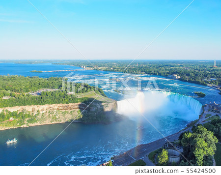 尼亞加拉大瀑布從摩天塔觀景台/尼亞加拉大瀑布 尼亞加拉大瀑布從摩天塔觀景台/尼亞加拉大瀑布 55424500