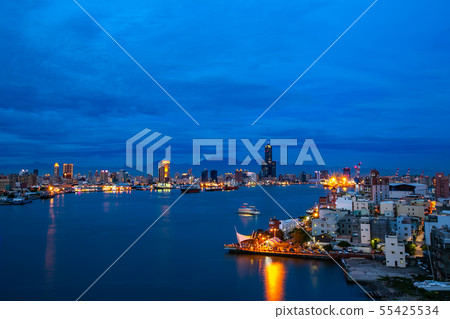臺灣高雄港景色Kaohsiung Port, Taiwan, Asia Landscape 55425534