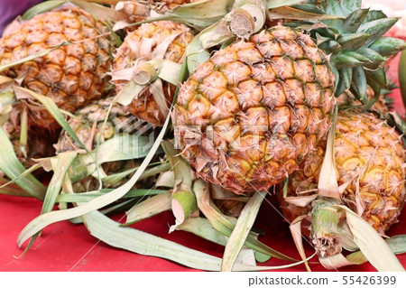 pineapple fruit on street food 55426399