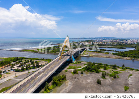臺灣屏東大鵬灣跨海大橋Asia Taiwan Pingtung Bridge 臺灣屏東大鵬灣跨海大橋Asia Taiwan Pingtung Bridge 55426763