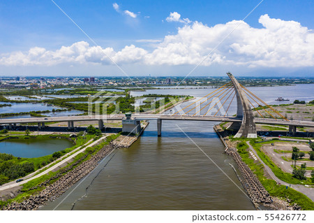 臺灣屏東大鵬灣跨海大橋Asia Taiwan Pingtung Bridge 臺灣屏東大鵬灣跨海大橋Asia Taiwan Pingtung Bridge 55426772