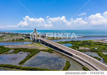 臺灣屏東大鵬灣跨海大橋Asia Taiwan Pingtung Bridge 臺灣屏東大鵬灣跨海大橋Asia Taiwan Pingtung Bridge 55426781