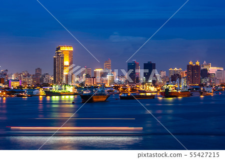 臺灣高雄港旗津景色Kaohsiung Port, Taiwan, Asia Landscape 55427215