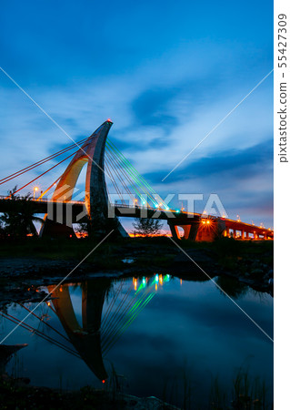 臺灣屏東大鵬灣跨海大橋Asia Taiwan Pingtung Bridge 臺灣屏東大鵬灣跨海大橋Asia Taiwan Pingtung Bridge 55427309