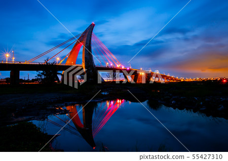 臺灣屏東大鵬灣跨海大橋Asia Taiwan Pingtung Bridge 臺灣屏東大鵬灣跨海大橋Asia Taiwan Pingtung Bridge 55427310