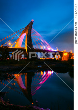 臺灣屏東大鵬灣跨海大橋Asia Taiwan Pingtung Bridge 55427313