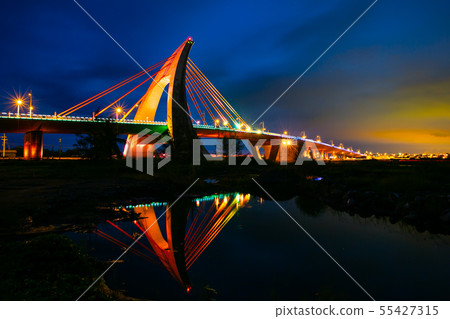 臺灣屏東大鵬灣跨海大橋Asia Taiwan Pingtung Bridge 55427315