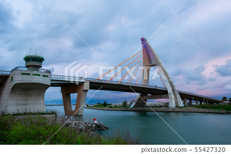 臺灣屏東大鵬灣跨海大橋Asia Taiwan Pingtung Bridge 55427320