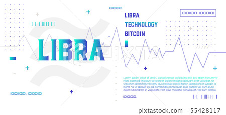 Libra cryptocurrency vector template design Libra cryptocurrency vector template design 55428117