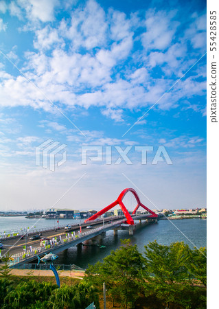 臺灣屏東東港進德大橋 Asia East Pingtung Donggang Bridge 55428585