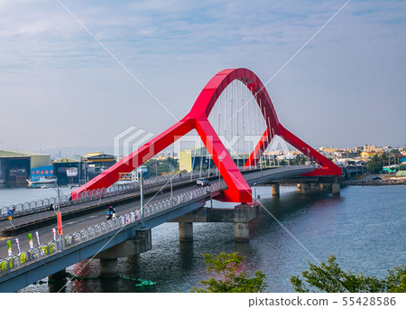 Taiwan Pingtung Donggang Jinde Bridge Asia East Pingtung Donggang Bridge Taiwan Pingtung Donggang Jinde Bridge Asia East Pingtung Donggang Bridge 55428586