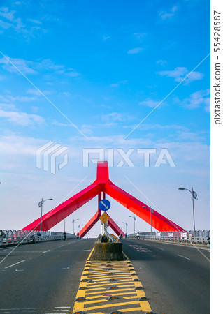 Taiwan Pingtung Donggang Jinde Bridge Asia East Pingtung Donggang Bridge 55428587