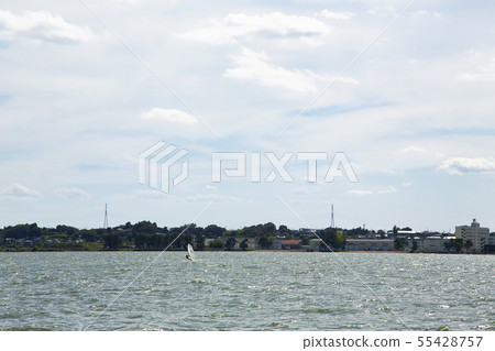 Scenery of Lake Kasumigaura Scenery of Lake Kasumigaura 55428757