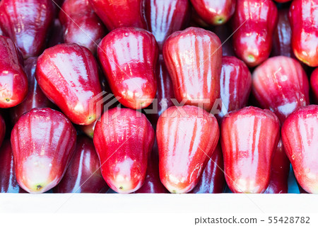 Group of red rose apple Group of red rose apple 55428782