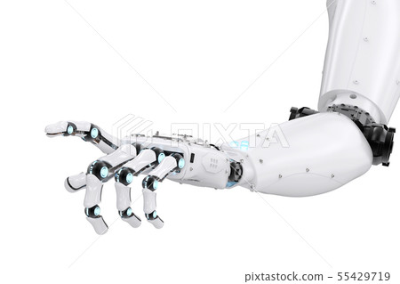 robotic hand pointing 55429719