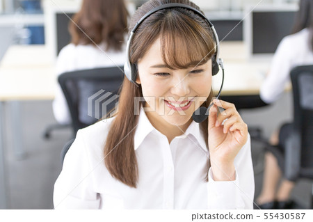 Operator, call center, suit, staff Operator, call center, suit, staff 55430587