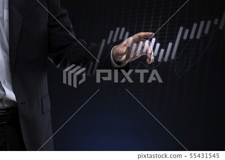 股票圖表交換圖表 55431545