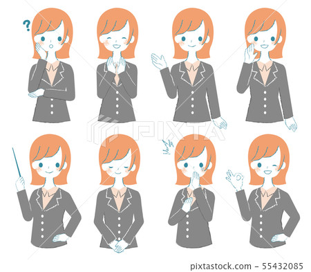 Female suit business set variation Female suit business set variation 55432085