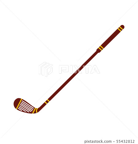 Vector field hockey stick flat icon for team sport Vector field hockey stick flat icon for team sport 55432812