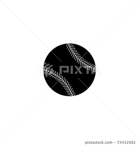Single ball of baseball. 55432892