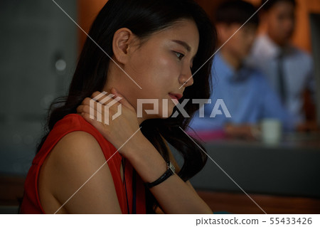 業務加班形象 業務加班形象 55433426