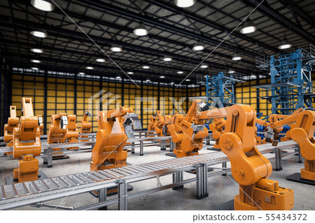 automation industry concept 55434372