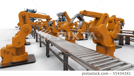 automation industry concept 55434381
