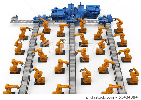 automation industry concept 55434384