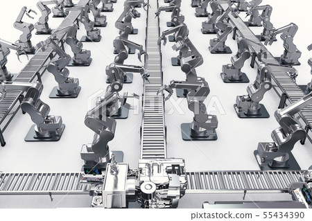 automation industry concept 55434390