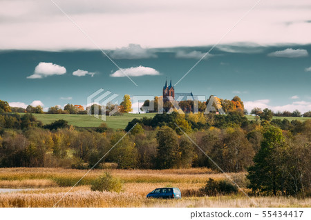 Zadorozhe, Vitebsk Region, Belarus. Church Of Blessed Virgin Mary In Autumn Day 55434417