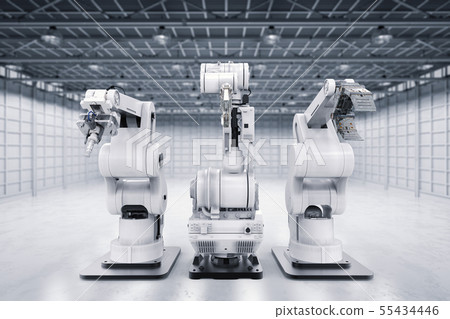 robotic arms in a row 55434446