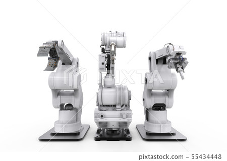 robotic arms in a row 55434448