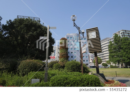 Hanshin Amagasaki Station Ekimae scenery: High tide mark in north exit south exit both sides Hanshin Amagasaki Station Ekimae scenery: High tide mark in north exit south exit both sides 55435272