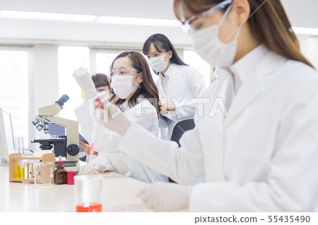 Business Woman, Researcher, Lab, Science, Experiment, Test Tube Business Woman, Researcher, Lab, Science, Experiment, Test Tube 55435490