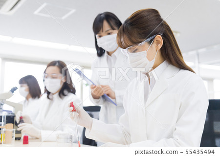 Business Woman, Researcher, Lab, Science, Experiment, Test Tube 55435494