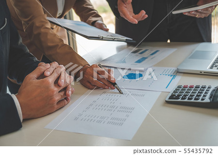 Administrator business man financial inspector and 55435792