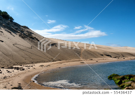 view of the Pilat dune, France view of the Pilat dune, France 55436437