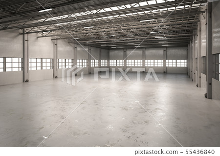 empty factory interior 55436840