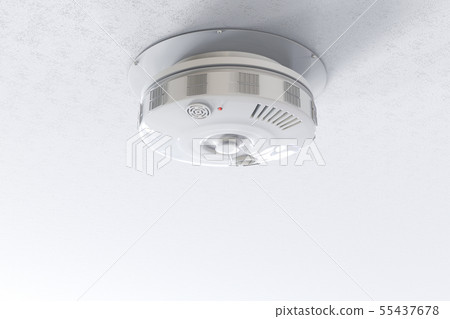 smoke detector on ceiling 55437678