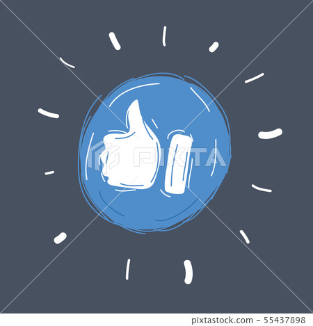 Thumb Up vector icon Thumb Up vector icon 55437898