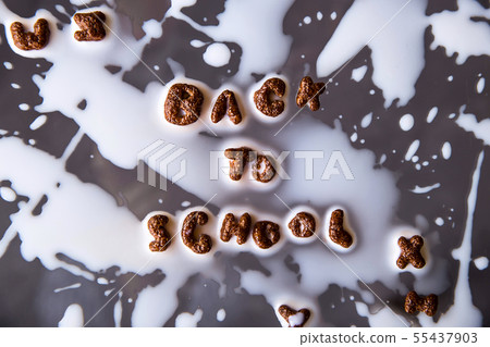 Back to school concept of a healthy quick Back to school concept of a healthy quick 55437903