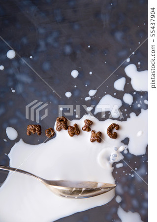 Morning simple and beautiful breakfast of 55437904