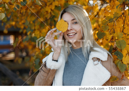 Young positive attractive happy woman 55438867