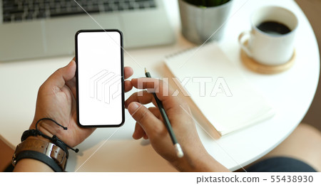 Young man planing on his project Young man planing on his project 55438930