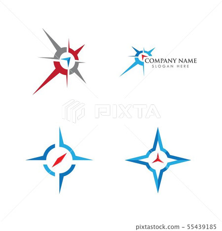 Compass Logo Template vector icon 55439185